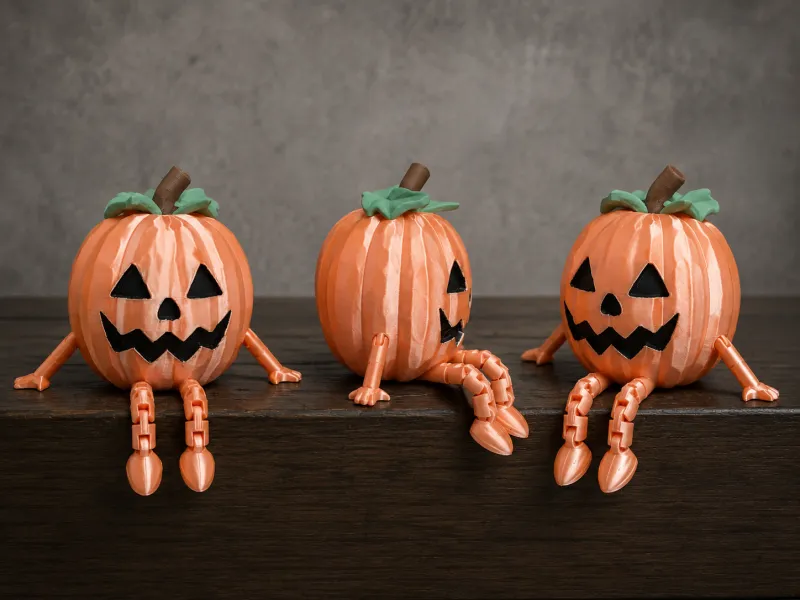 Articulated Pumpkin Buddy - AMS Version - Full Color