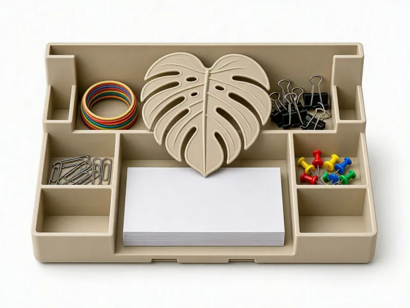 Monstera-Blatt-Schreibtischorganizer