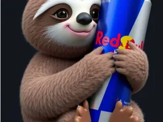 Sloth with can