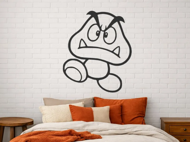 silueta Goomba mario bros