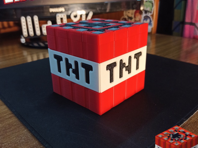 Minecraft dynamite / Майнкрафт / Сhest / Piggy bank box