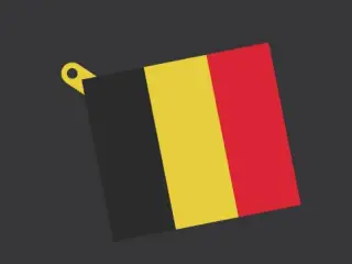 BE - BELGIUM keychain