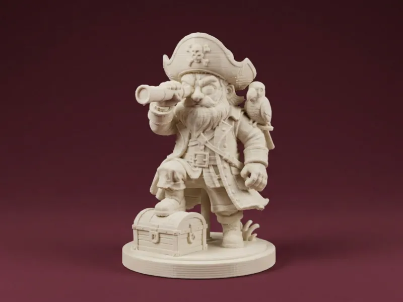 Pirate Captain Figurine
