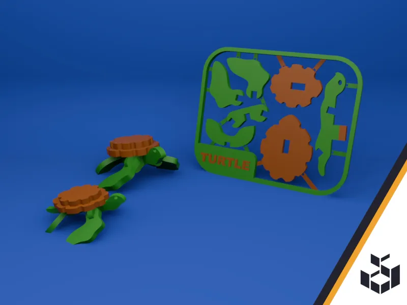 Cute Sea Turtle Kit Card | CFS Ready, two sizes