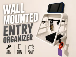 Wall Mounted Entryway organizer