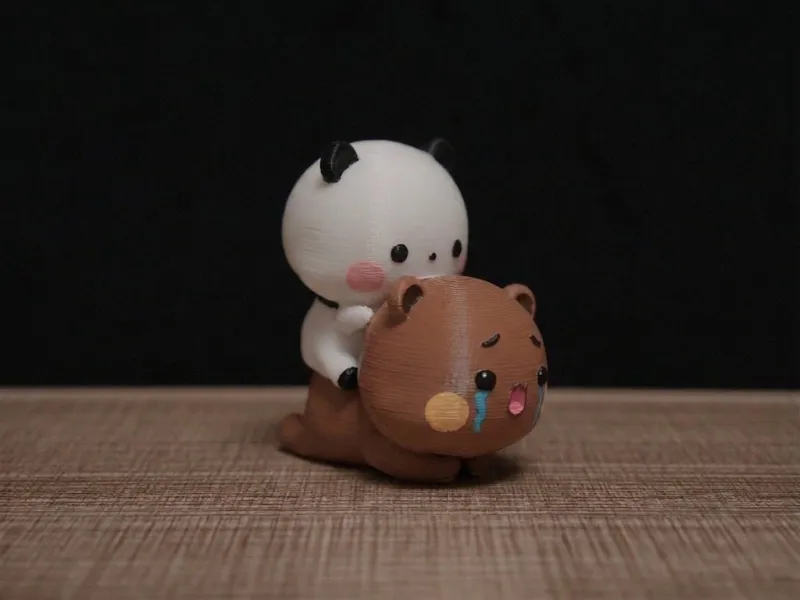 情侣熊系列- 一二骑着咬布布（Couple Bear-Yier ride bite bubu）