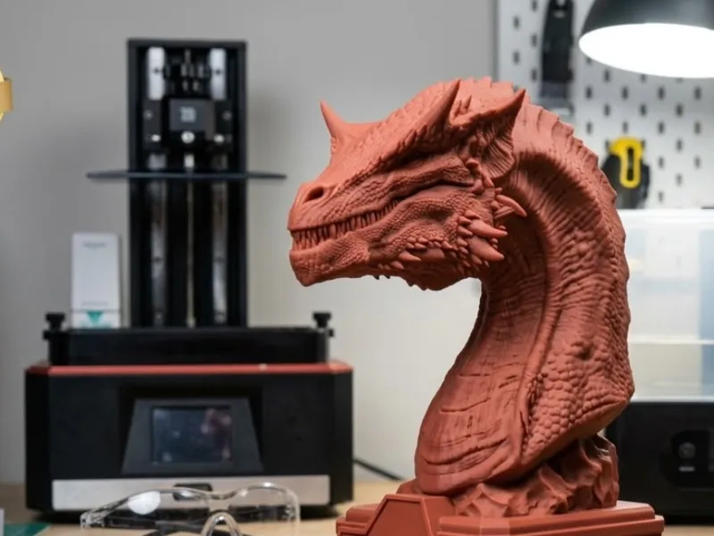 Caraxes Bust STL House of the Dragon 3D Print Sculpture Model