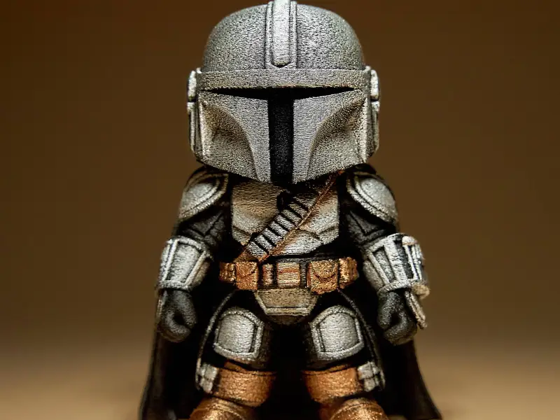 Mini Mandalorian Figurine