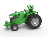 Fun short Pro Stock Pulling Tractor Version 3 Scale 1:25-0