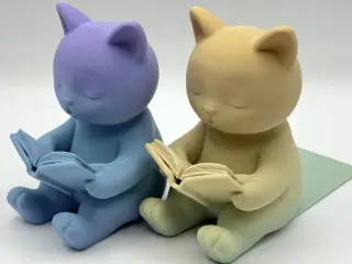 Reading Cat Bookend
