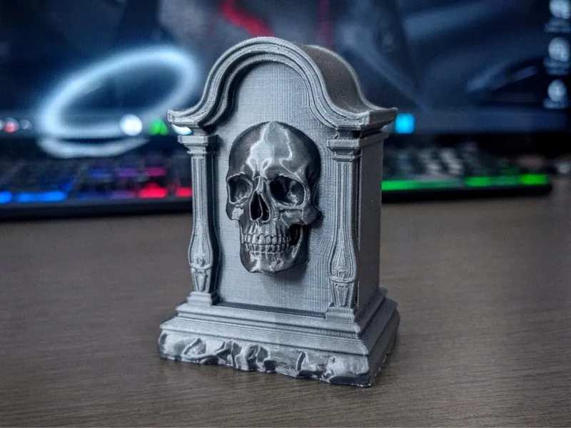 TOMBSTONE SKULL - HALLOWEEN DECORATION