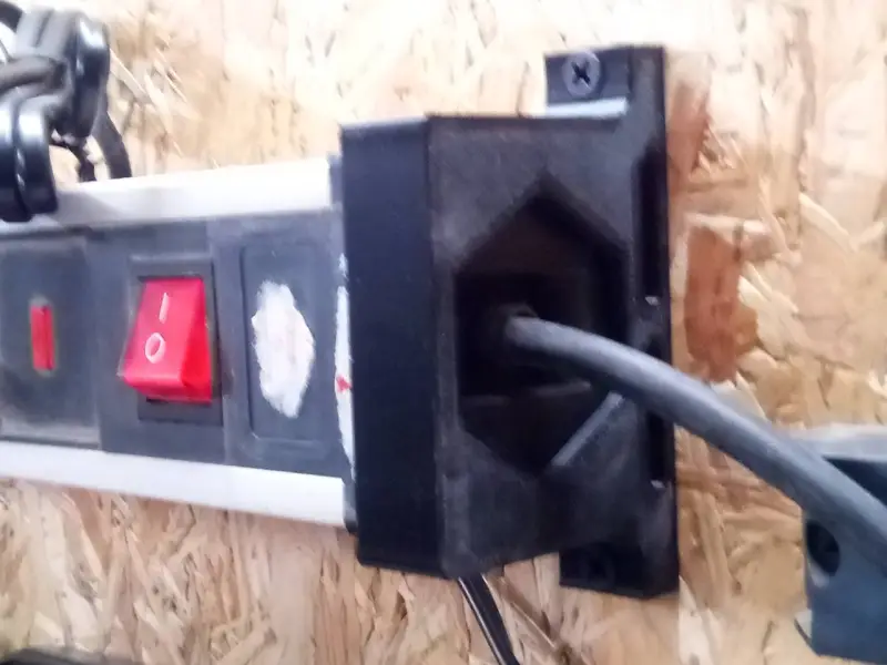 電源タップ用壁掛けマウント