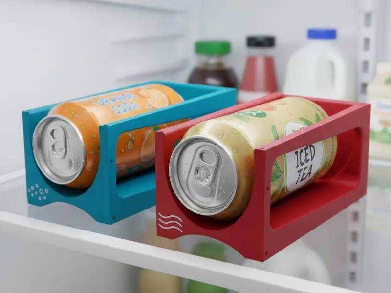 Fridge Bottle Rack – Modular Magnetic, Eco-Optimized Design