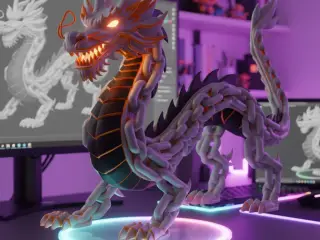 The rusty Dragon - Multicolor