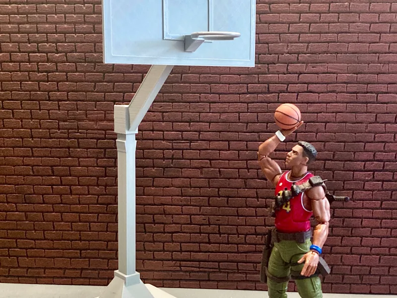 1:12 scale Basketball Hoop for 6 inch action figures
