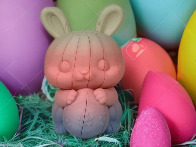 Cute Easter Bunny Slide Fidget