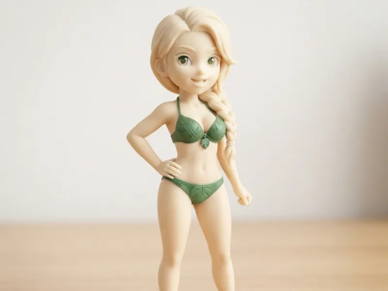 Bikini a Foglie Tropicali — Slim