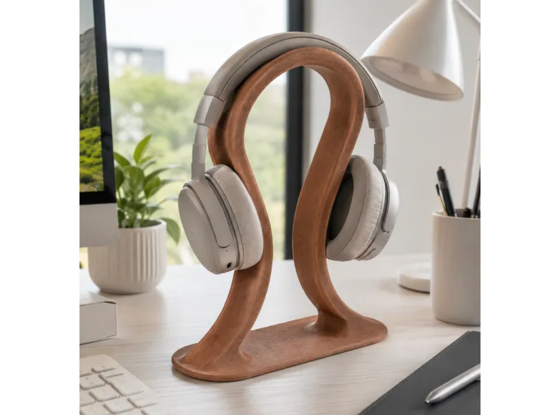 Suporte Escultural Slim para Fones de Ouvido | Suporte Moderno para Headset
