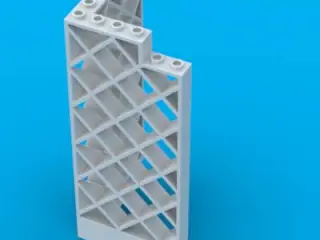 LEGO Belville Wall, Lattice 6 x 6 x 12 Corner