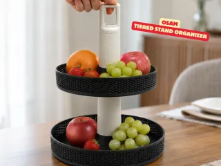 TIERED STAND ORGANIZER (OSAM) 🍎🖤