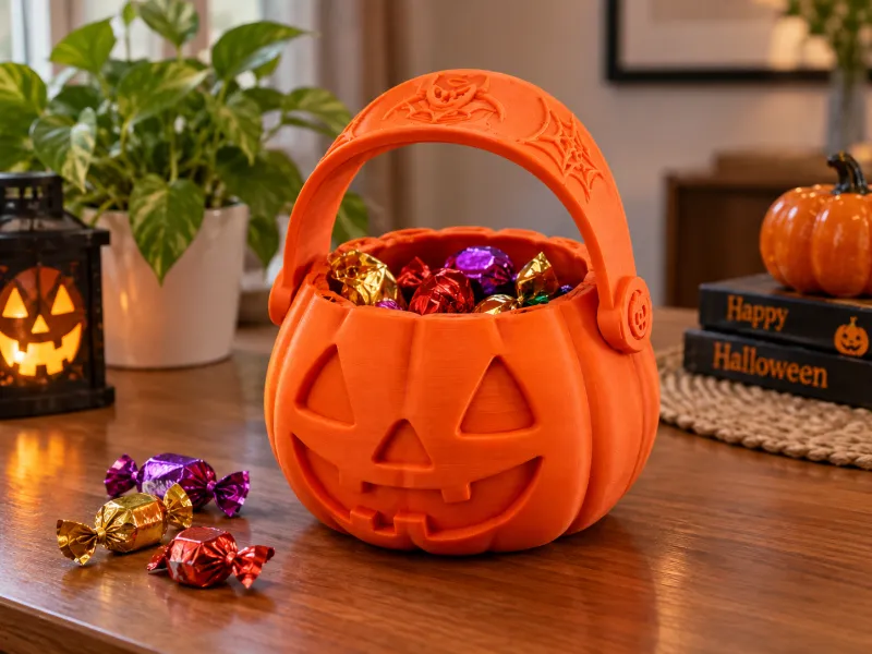 Halloween Pompoen Snoepmand
