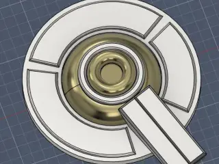 Kay Vess Gambler Brooch