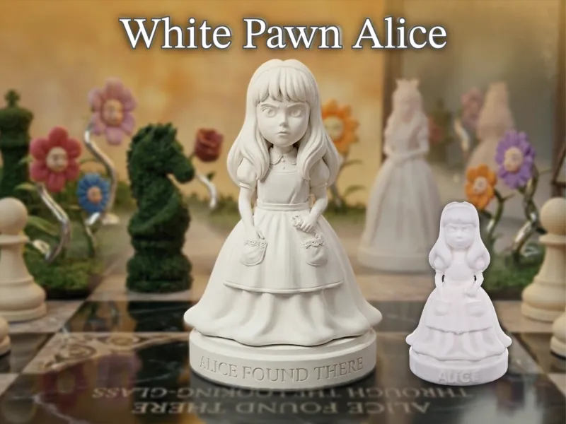 White pawn Alice