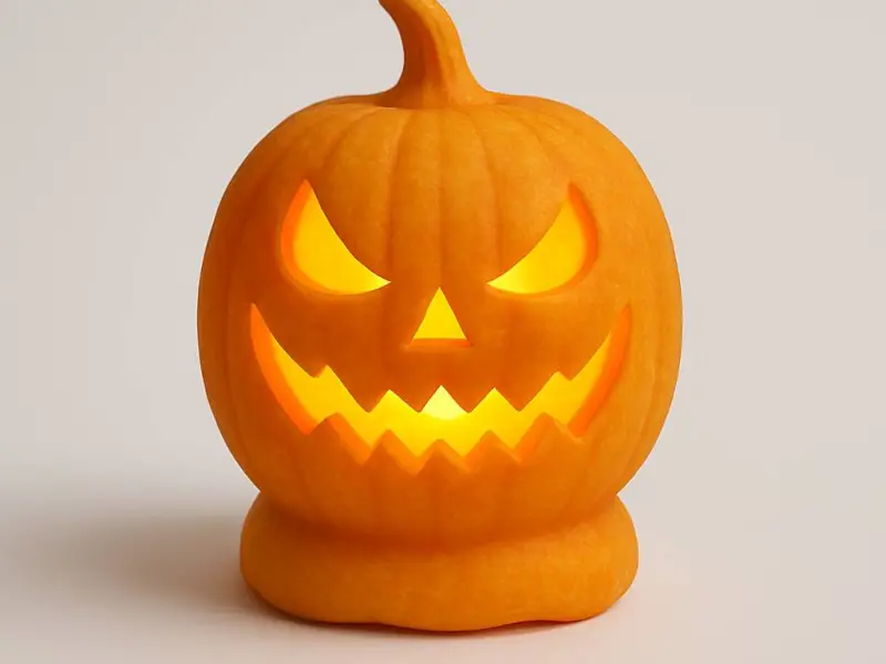 Halloween Kürbislampe Teelichtlampe