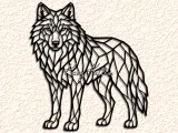 WOLF wall art home decor-0