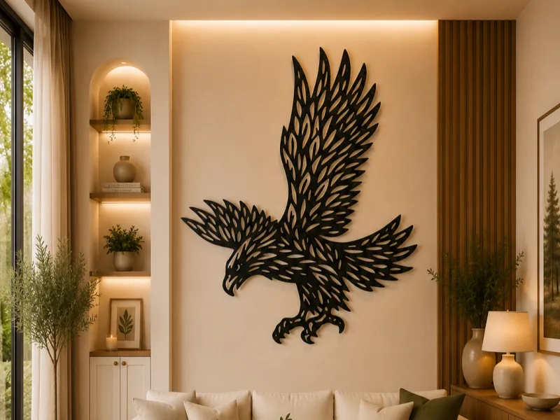 Flying Eagle 2D Wall Art