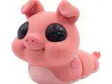 FlexiSlugs Pig - Flexi Articulated Chibi Slug STL-0