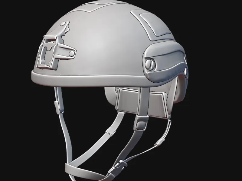 Vantage MK2 Combat Helmet 3D Printable Model
