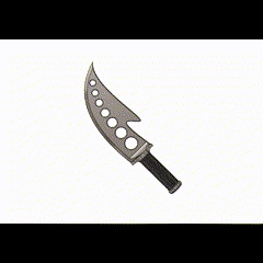 Futuristic Fantasy Knife 8"inc(.STL , .STEP)