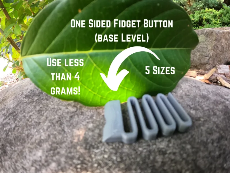 One Sided Fidget Button