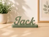 Custom Name Jack Sign – Elegant Script Name Plate-0
