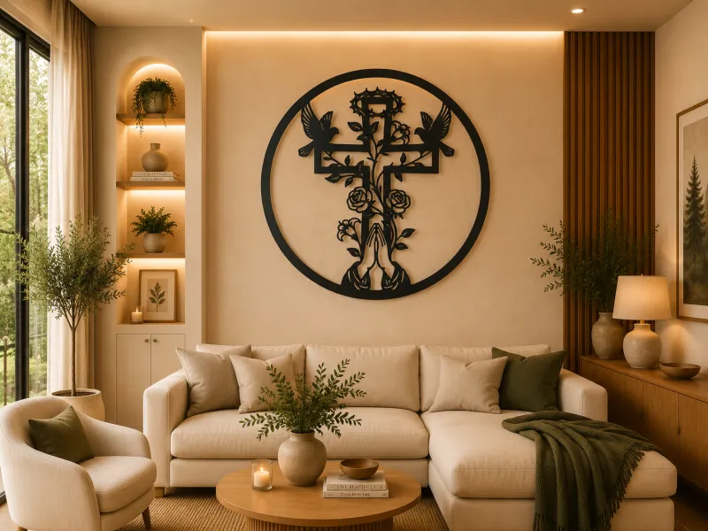 Faith Cross 2D Wall Art