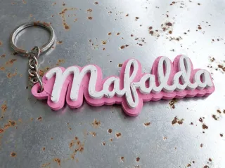Keychain Name Nombre_Mafalda