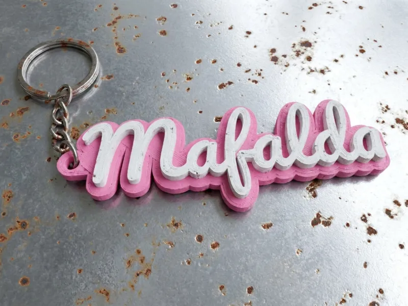 Keychain Name Nombre_Mafalda