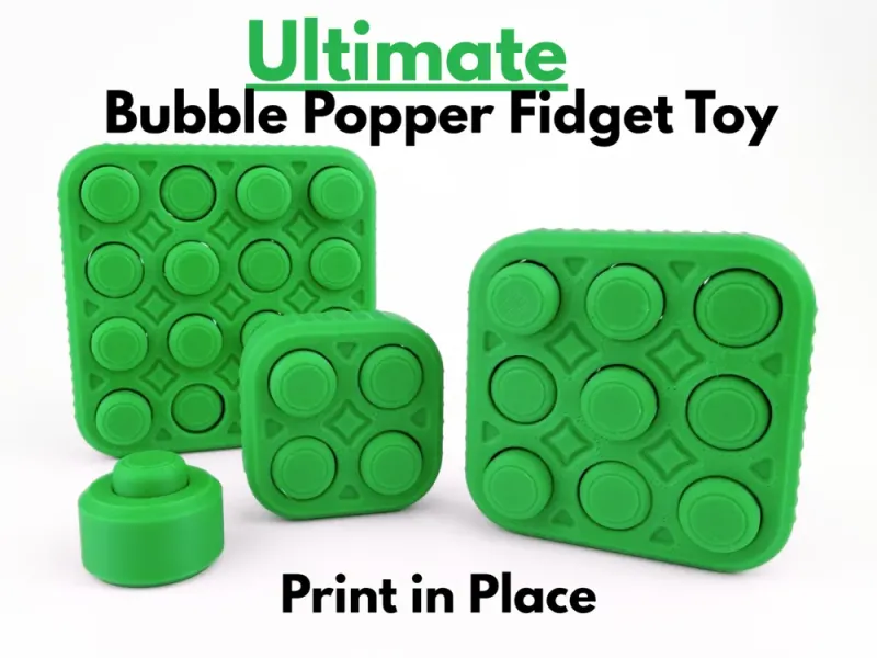 Ultimate Bubble Popper Fidget Toy (Stampa in-place)