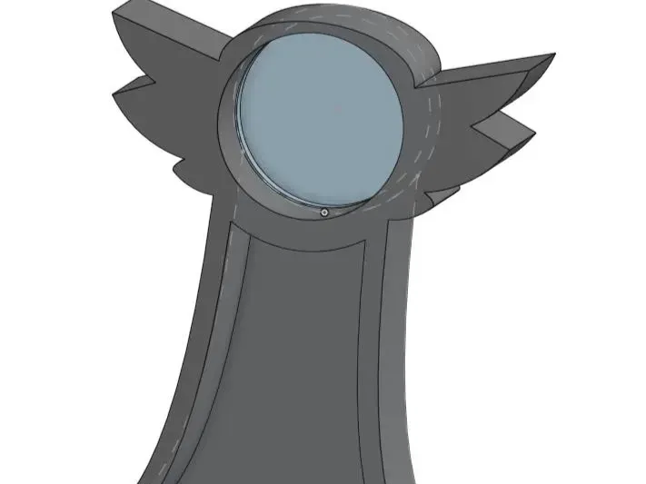 Hazbin Hotel Themed Clock Shell