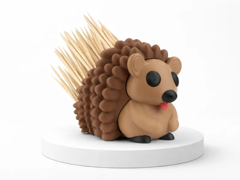 Cute Hedgehog Toothpick Holder