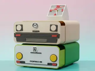 Deskop Car Concept Drawer Storage Box