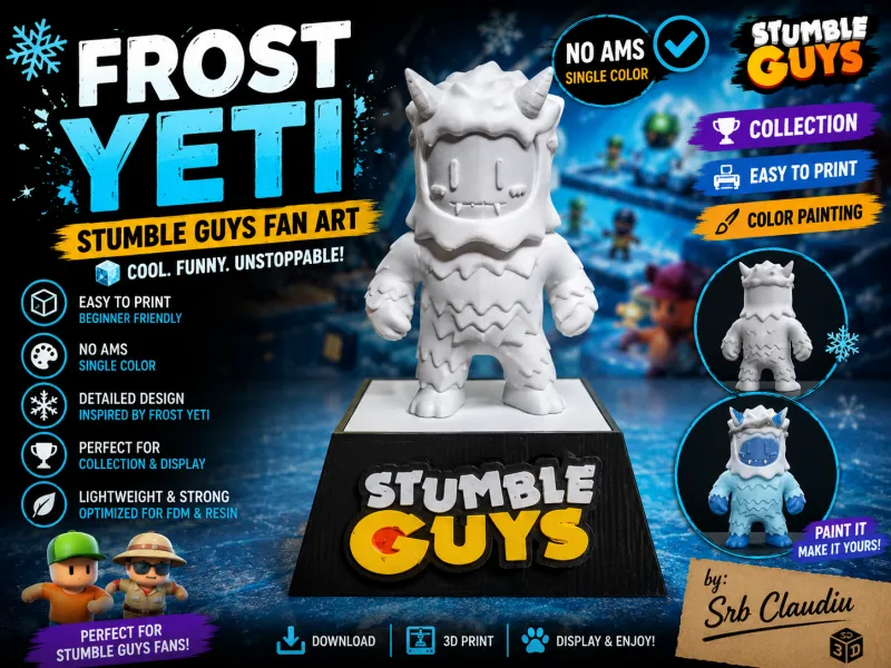 Stumble Guys Frost Yeti