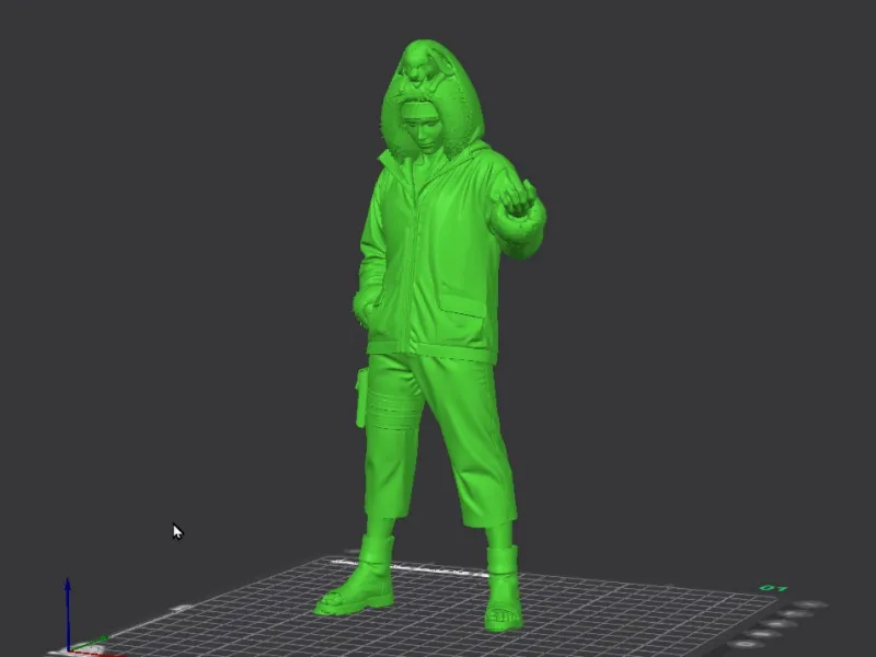 Kiba with Akamaru 3D Model (Naruto)