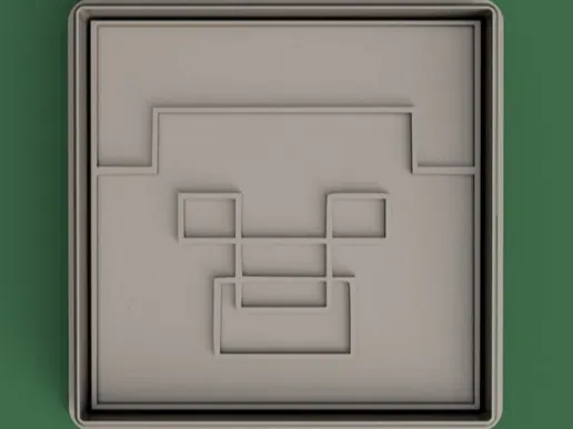 Minecraft Steve Cookie Cutter
