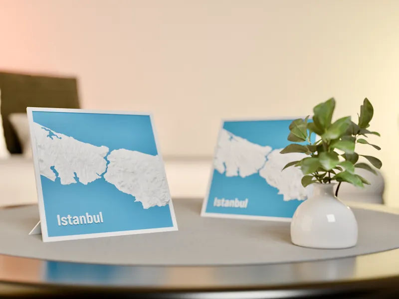 イスタンブール地形図