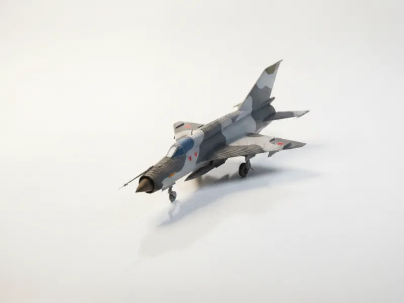 Modelo de avión de caza MiG imprimible en 3D