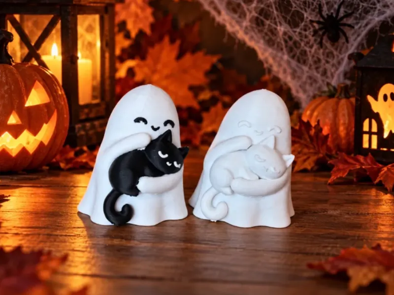 Ghost Cat Cuddle