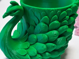 Swan plant pot