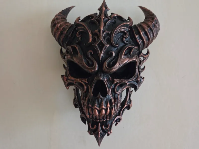 Ornate Demon Skull